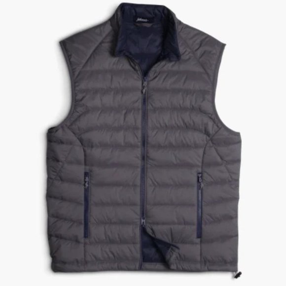 JOHNNIE-O, MEN'S STRAITS VEST ( STORM GREY) - Picture 3 of 4
